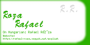 roza rafael business card